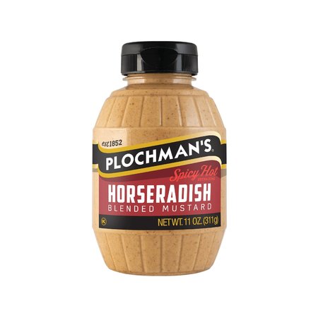 PLOCHMANS 11 oz Horseradish Mustard HORSEBARREL11